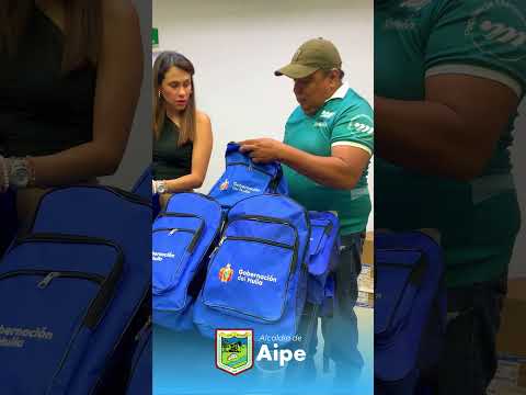 🎒 Alcaldía de Aipe y Gobernación del Huila Entregan Kits Escolares a Estudiantes