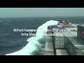 Skagen Maersk survives huge waves at the Indian Ocean | Maersk - Maersk Skagen Maersk survives huge waves at the Indian Ocean | Maersk