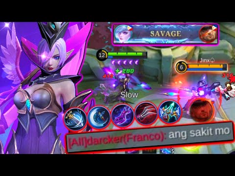 MIYA LIFESTEAL AND DAMAGE BUILD!! *AUTO SAVAGE* | Top 1 Global Miya
