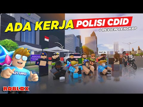 ADA KERJA POLISI DI CDID !! REVIEW CDID FULLSTATE - Roblox Indonesia