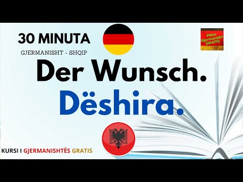 30 Minuta Mëso Gjermanisht me Dialog dhe Perkthim Shqip A1 A2 B1