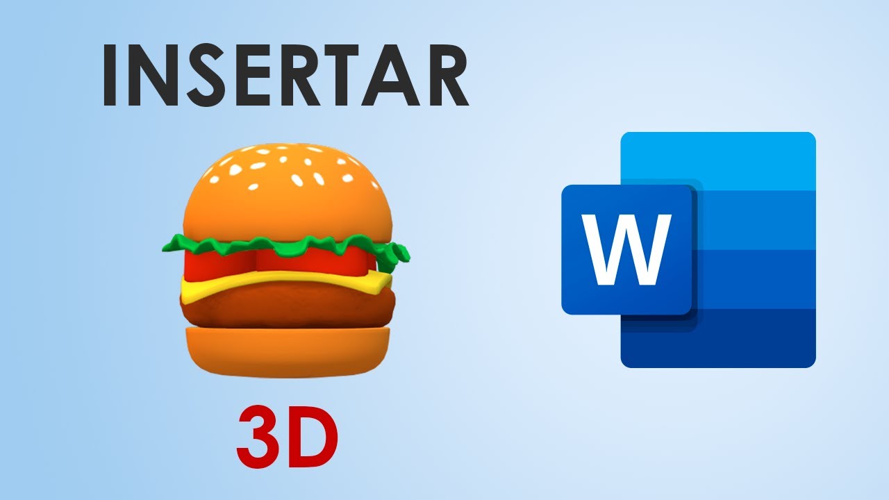Cómo insertar una IMAGEN 3D en Word