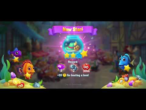 FISHDOM Ads Mini Games 🤩 NEW HARD LEVEL 5962 🤩 #fishdom #fishdomlastlevel