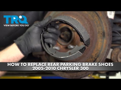 How to Replace Rear Parking Brake Shoes 2005-2010 Chrysler 300
