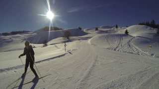 preview picture of video 'Ski de fond  au domaine du Chioula'