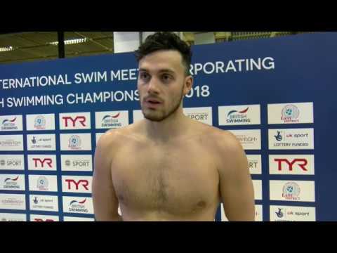 James Guy - Men's 50m Butterfly British Champion 2018