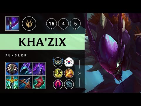 Kha'Zix Jungle vs Sylas - KR Challenger Patch 25.20