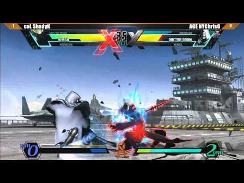 UMVC3 coL ShadyK vs AGE NYChrisG - The Fall Classic Tournament