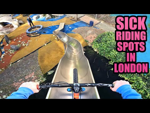 SHREDDING SICK RIDING SPOTS IN LONDON - URBAN MTB FREERIDE