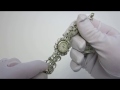 Видеообзор Женские серебряные часы 0543