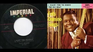 Fats Domino - I Want You To Know - October 6, 1957