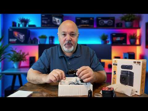 Baseus VD1 Pro Solar Dash Cam – 4K Front & 1080P Rear, Night Vision & GPS