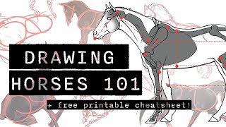3 tips to make drawing horses easy(er) 🐴