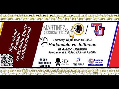 Football: Harlandale vs Jefferson at Alamo Stadium (09/19/24)