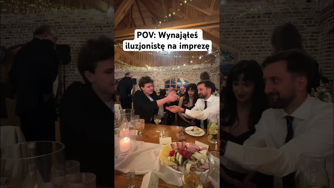 POV: Wynająłeś Iluzjonistę na Imprezę #iluzja #iluzjonista #atrakcja