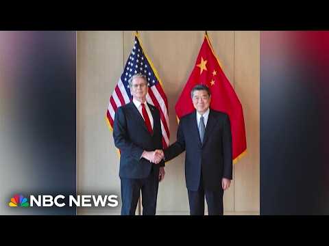 Scott Bessent meets with Chinese official on AI safety