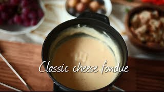 How to make classic cheese fondue   recipe video