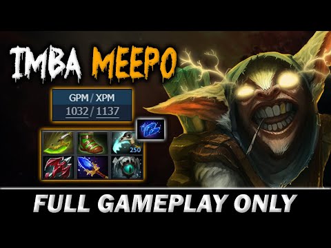 1032 GPM 1137 XPM MEEPO IS TOO IMBA, the GPM is like using Alchemist - Full Gameplay Meepo #339