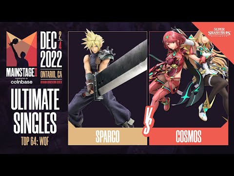 Sparg0 (Cloud) vs Cosmos (Pyra/Mythra) - Ultimate Top 64 Winners Quarter-Final  - Mainstage 2022