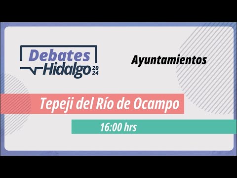 Debate por el Municipio de Tepeji del Río para el Proceso Electoral Local 2023 – 2024 Otomí