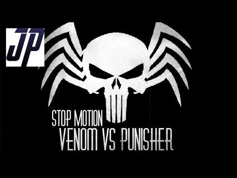 Venom Vs Punisher (Stop Motion)