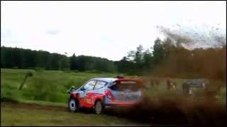 preview picture of video 'WRC Poland 2014 day 1 Margionys (Lithuania)'