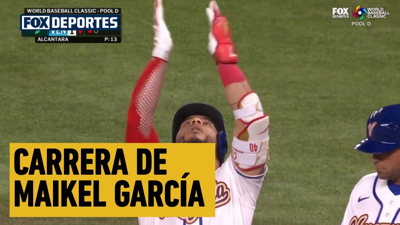 😲⚾ CARRERA DE Maikel García | República Dominicana 2-1 Venezuela | World Baseball Classic 2026