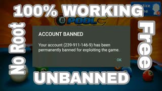 8 Ball Pool Unbanned Account No Root 100% Working