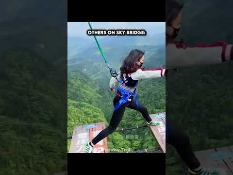 Chinese Sky Bridge is Challenging💀