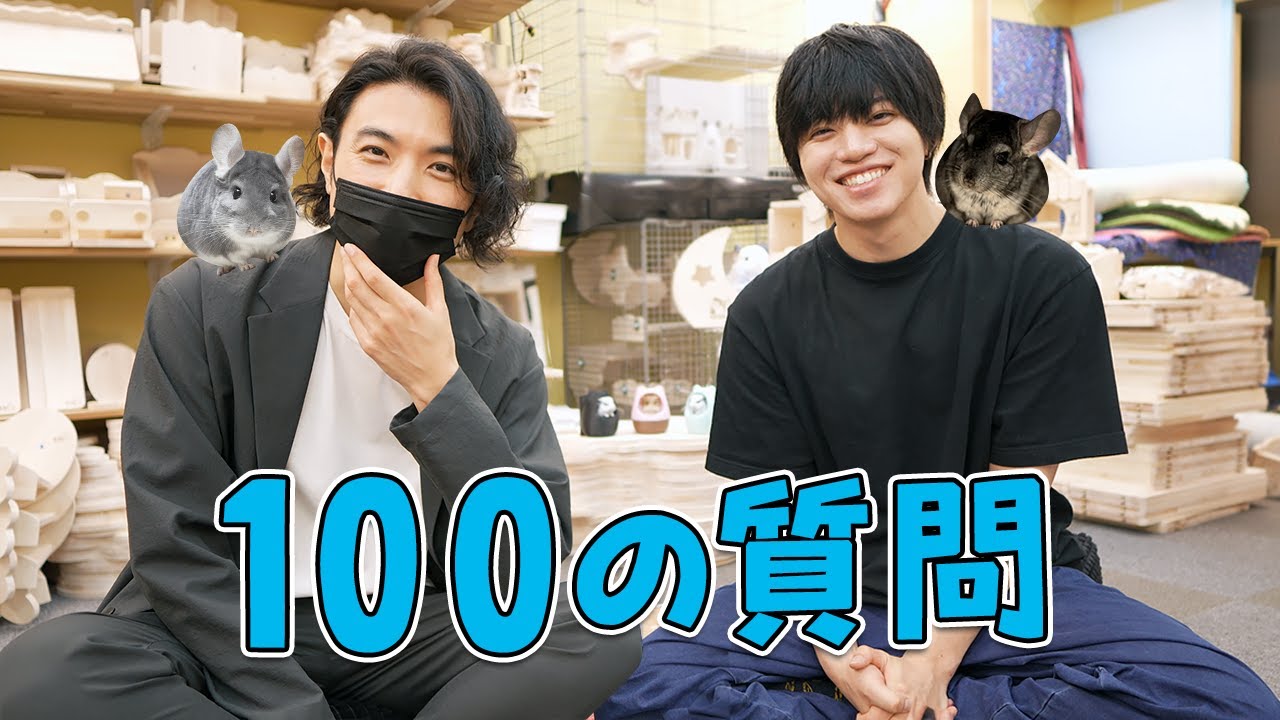 チンチラを飼っている芸能人に初対面でいきなり100の質問してみた！
