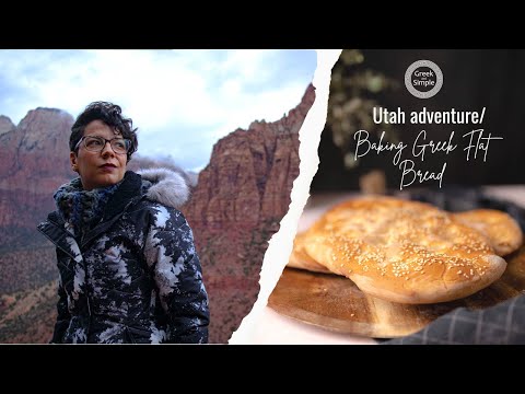 Our Utah adventure II | Greek flat bread (Lagana recipe)
