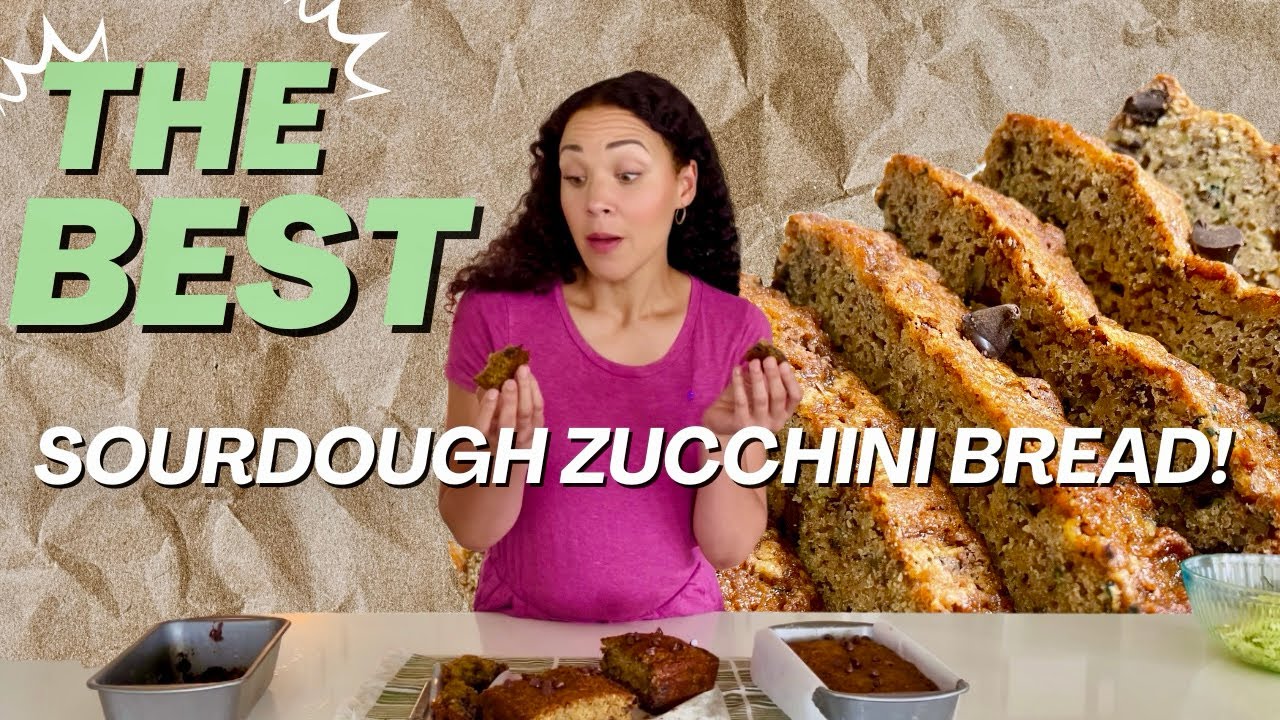 The Best Sourdough Zucchini Bread (Moist + Easy!)