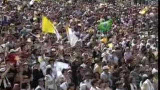 preview picture of video 'Pope's visit to Nazareth'