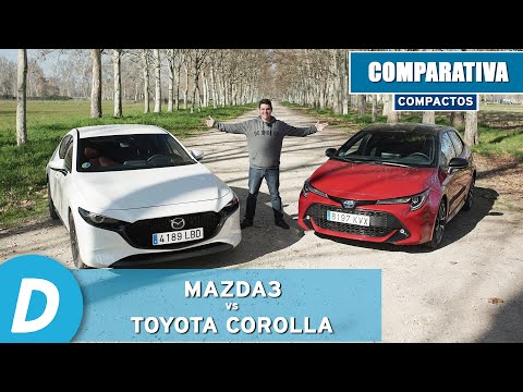 Comparativa anti diésel: Mazda3 Skyactiv-X vs Toyota Corolla | Review en español | Diariomotor
