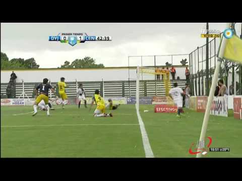GOL DE CONIGLIO- DEFENSA Y JUSTICIA 0 ROSARIO CENTRAL 1 - FECHA 14 B NACIONAL (10 11 2012)