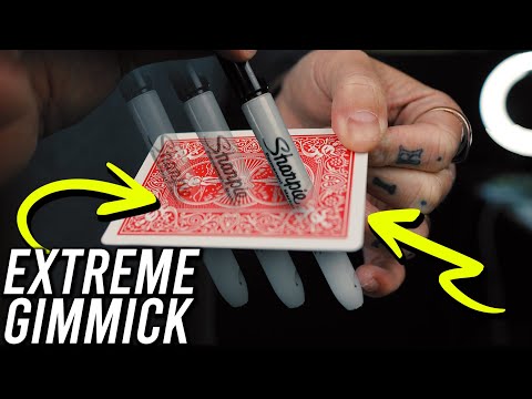 HARDCORE Sharpie thru CARD - TUTORIAL