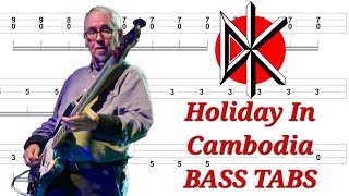 Dead Kennedys - Holiday In Cambodia BASS TABS | Cover | Tutorial | Lesson