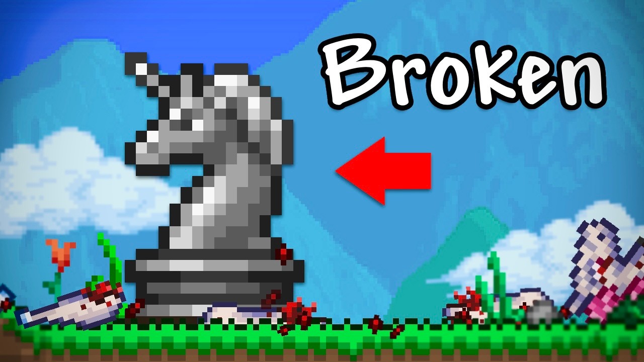 How a Hardmode Statue breaks pre-hardmode.