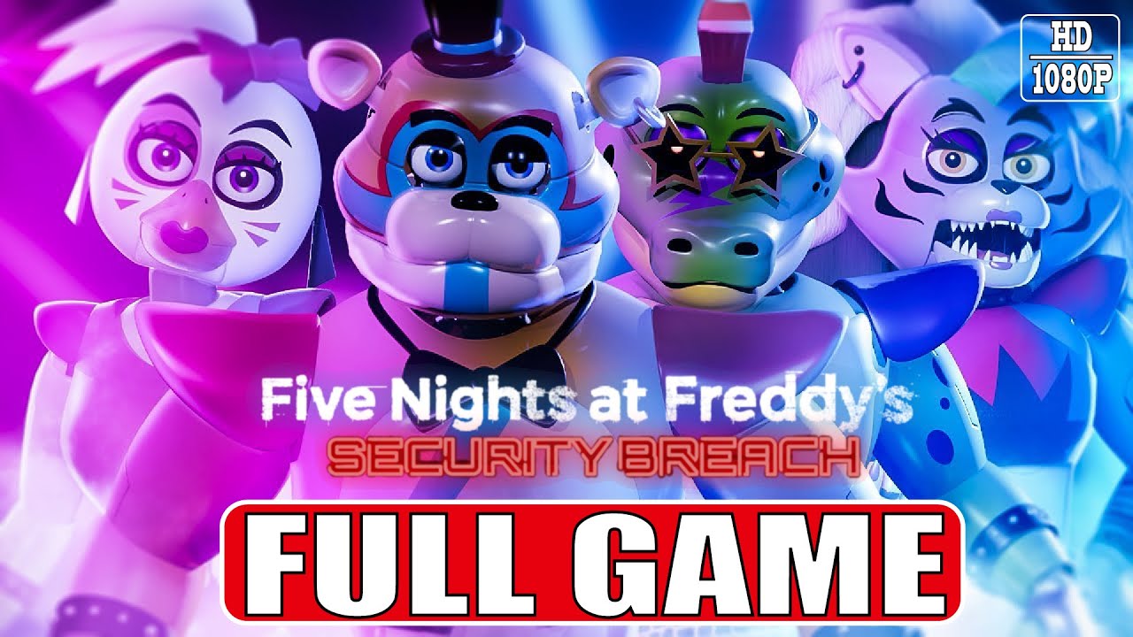 FNAF SECURITY BREACH Gameplay Walkthrough FULL GAME ITA Bad Ending [PC ULTRA HD 1080P] No Commentary
