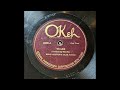 Tears - King Oliver's Jazz Band - Chicago, October, 1923 - Louis Armstrong, Johnny Dodds