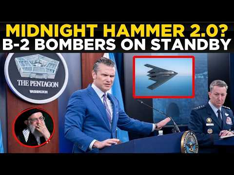 US NEWS LIVE: 'Midnight Hammer 2.0?', Pentagon Briefing as B-2 Bombers Reportedly on Standby