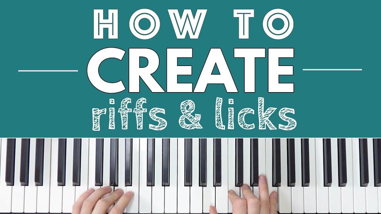 How To CREATE Riffs & Licks (with the Blues Scale) – PianoPig