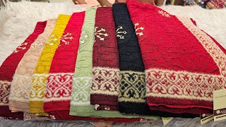 latest beautiful designer Kashmiri shawl collection,shawl price in Bangladesh 2025