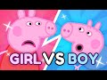 Girl VS Boy Sibling Compilation 🩷 Peppa Pig Tales Full Episodes Gender Reveal Episode This Sat