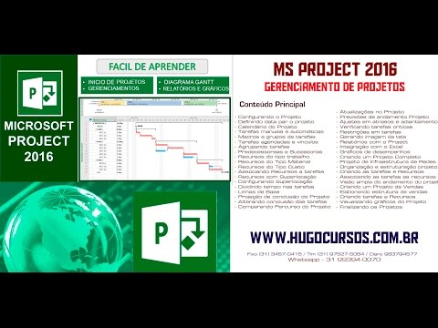 Curso de MS Project 2016 - Aula 01 - Gerenciamento de Projetos