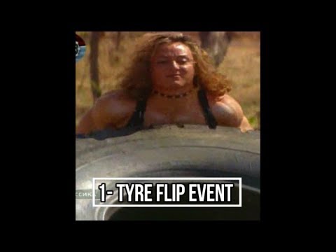 Jill Mills WSW 2001 - 1st event: Tyre Flip (1st place) (BBC)