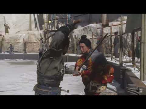 Sao duel, Ghost of Tsushima. Easy fight strategy, no damage!