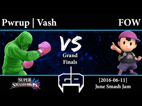 [2016-06-11] Wii U - Pwrup | Vash (Little Mac) vs FOW (Ness) GF