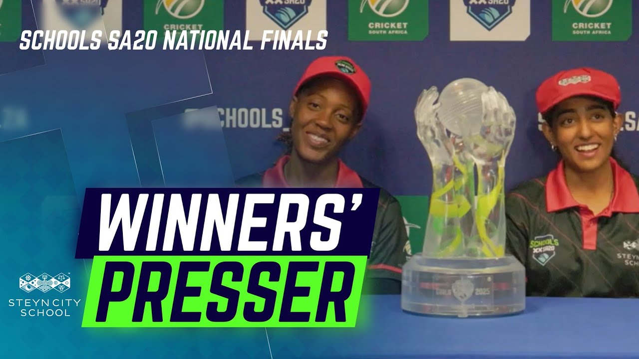 Champions' Presser | Diara Ramlakan & Karabo Meso - Steyn City School