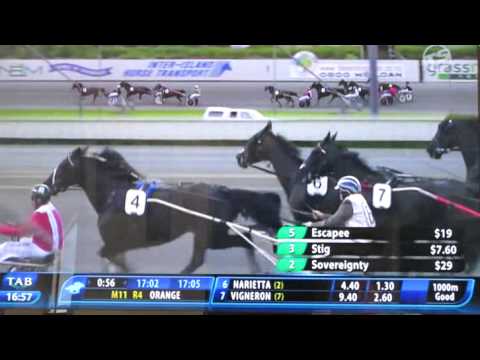 Couch Calling - Group One Turf Bar Trotters Flying Mile - Stig - 24th Dec 2012